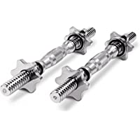 PROIRON Barra de pesas 14 &quot-（35cm) para Standard 1&quot- (25 mm) Barbell Placas de pesas con 4 collares